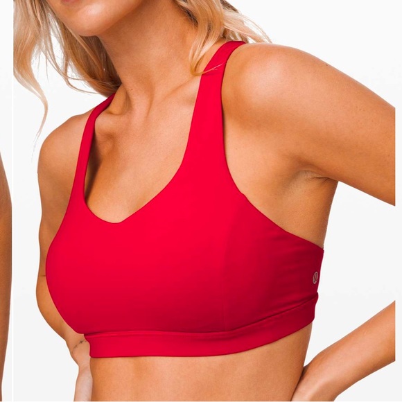 Lululemon Free To Be Serene Bra Dark Red Size 6 - Picture 2 of 11